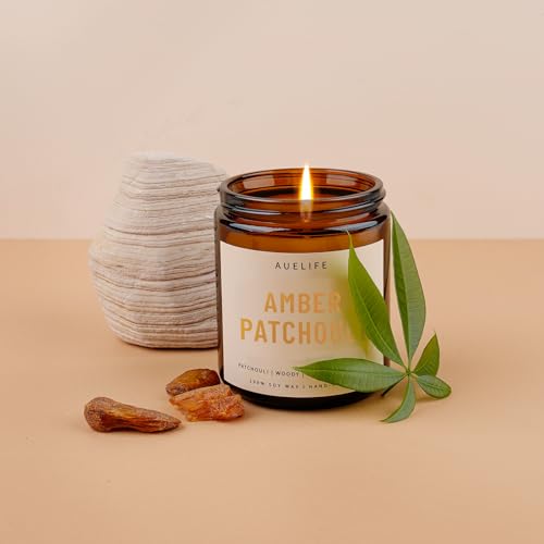 Auelife Scented Candles For Home - Amber Patchouli Scented Candle thumb #1