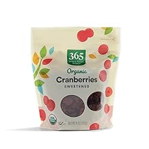 365 by Whole Foods Market, Organic Dried Sweetened Cranberries, 8 Ounce