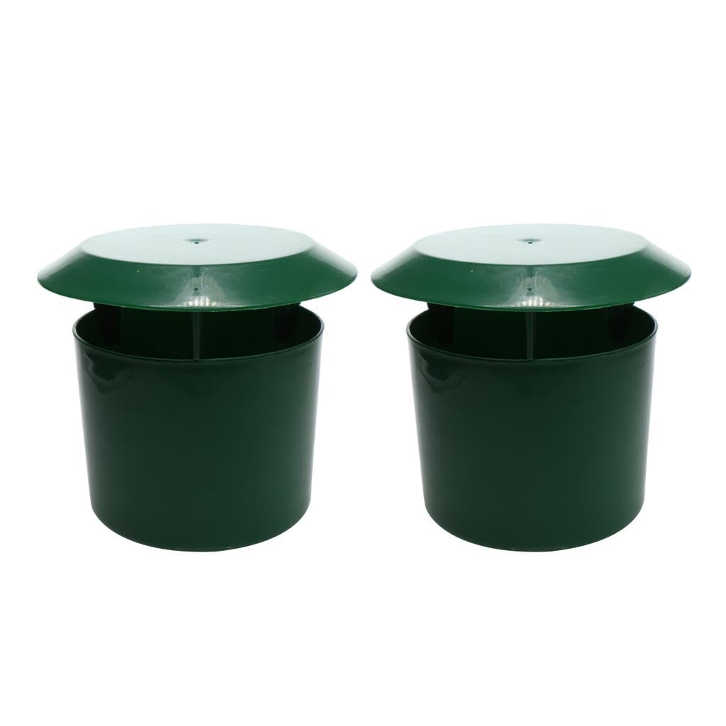 2X Vegetable Garden Safe Snail Cage Slug Catcher House Trapper Box Green-image-40