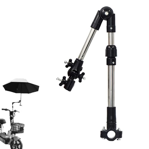 JVHLOV Soporte de Paraguas, Sombrilla Carro Bebe, Paragüero, Soporte Ajustable para Barra de Paraguas de Bicicleta, para Bicicleta/Carrito de Bebé/Silla de Ruedas/Silla de Paseo/Carro de Golf