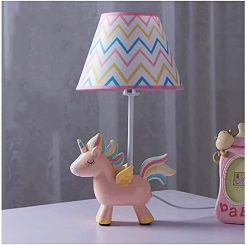 Lampe de bureau chambre d'enfant rose avec veilleuse dessin animé mignon