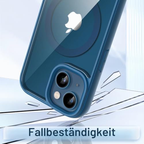JETech Magnetische Hülle für iPhone 13 mini, Blau – Ansicht 5