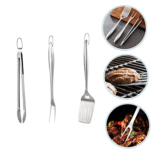Set de 3 piezas para barbacoa de acero inoxidable miniatura 6