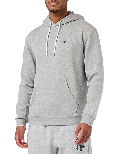 Champion Legacy Basics-Powerblend Sweat à Capuche pour Homme, Gris chiné Clair, L