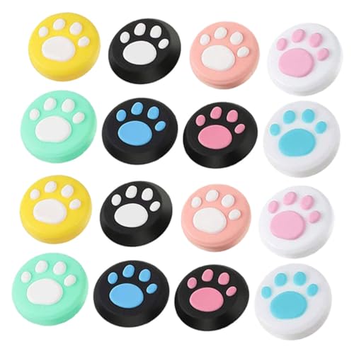 CLISPEED 16piezas Protección Contra Garras De Gato Fundas Para Joystick Antideslizantes Compatibles Con Switch Protectoras Para Agarre De Joystick