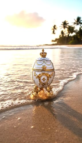 Boîte à bijoux œuf de Fabergé Pierre Lorren : protégez vos bagues - 5