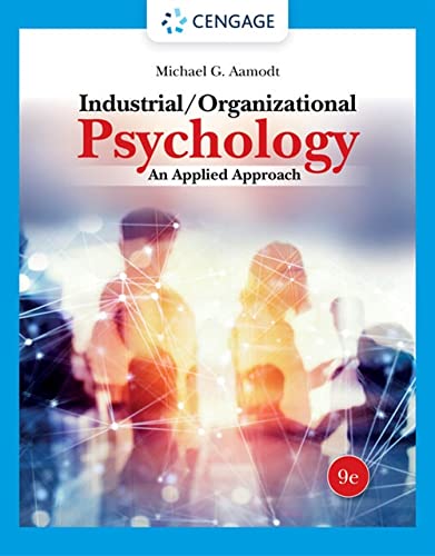 Industrial/Organizational Psychology: An Applied Approach #TOP10