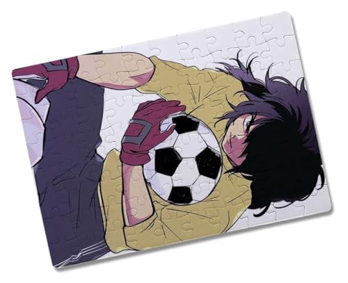 Merchandmanía Puzzle Pequeño tamaño Aprox. A5 de 80 Piezas ed Warner Portero Oliver y Benji Serie Dibujos Rompecabezas puzle para Adulto