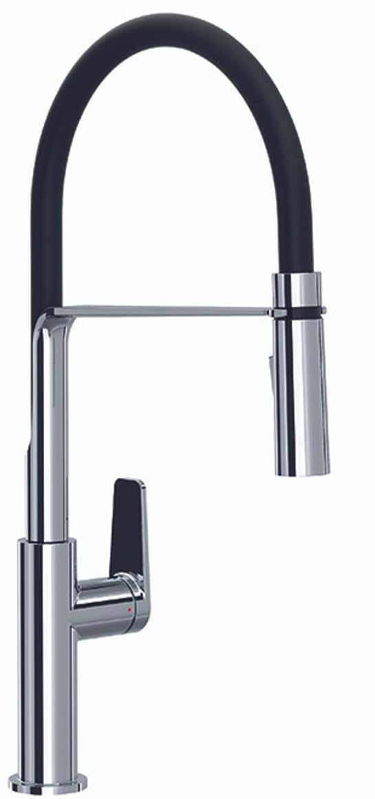 Rackhams Mythic Mixer With Pull Down Spray Flexible Spout Chrome Kitchen Tap