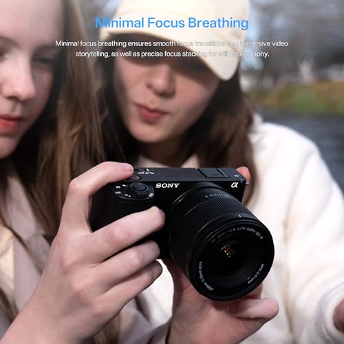 Image of VILTROX AF 9mm F2.8 Air APS-C Lens for Sony E Mount, 113.8 Ultra-Wide Angle STM Prime Auto Focus Portrait Lens Compatible with Sony E-Mount Cameras a7IV a7RV a9II a7CII ZVE1 A1 a6700 a6400 a7iii