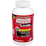 Urinozinc Classic Prostate Supplement for Men, 1 Capsule per Day, Saw Palmetto & B Vitamins (Over 8 Month Supply, 250 Count)