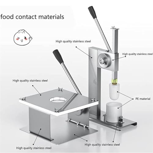 W pełni automatyczna maszyna do wałkowania ciasta, Półautomatyczna maszyna do wypieku bułek wydajnej produkcji baozi, idealna domu(S)