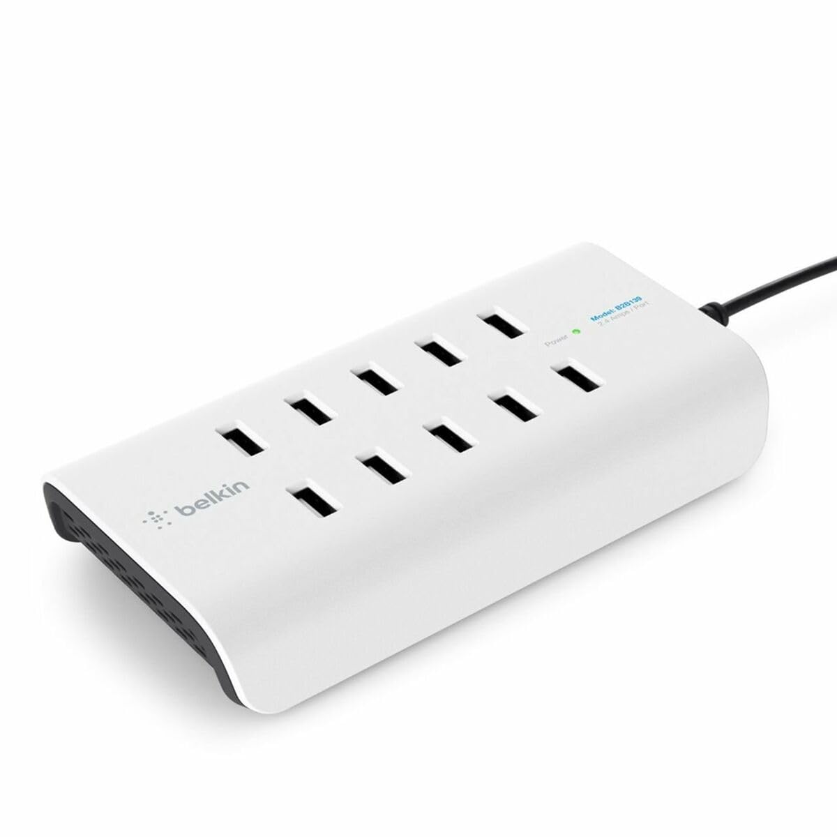 Belkin Rockstar 10-Port USB-Lad. 120W, 2,4A je Port,White, B2B139VF (120W, 2,4A je Port,White B2B139vf)
