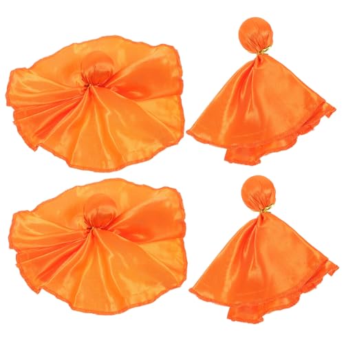 Yardwe Soccer Penalty Flag Kit 4pcs Football Flags Orange Sports Game Accessory Referee Kit