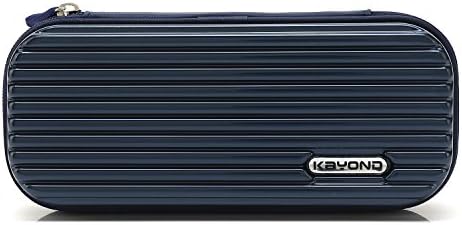 kayond Hard Pencil Case PC Hard Shell case for Executive Fountain Pen,Ballpoint Pen,Stylus Touch Pen (Blue)