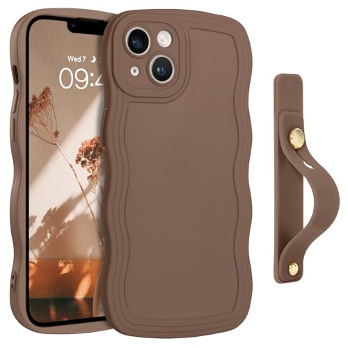 Coque iPhone 13 antichoc avec bracelet réglable et support béquille