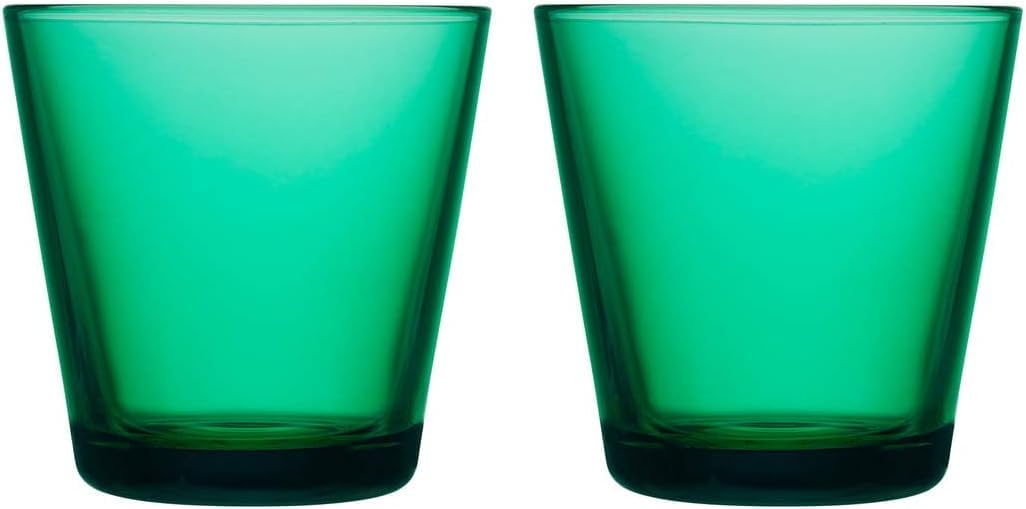 Iittala Kartio Trinkglas, 2er-Set, 21cl, Emerald Grün, Limited Edition