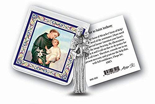Estatua de bolsillo católica St. Anthony miniatura 1