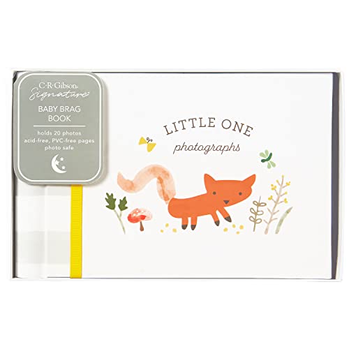 C.R. Gibson BP73-24546 Álbum de fotos Little One Woodland Small Gender Neutral Baby Brag Boog, 18,4