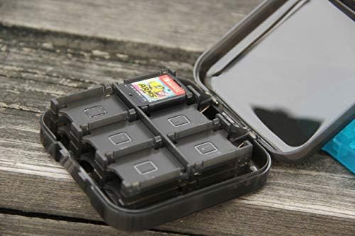 Amazon Basics Game Storage Case for 24 Nintendo Switch Games - 3.4 x 3.4 x 1 Inches, Black - 4