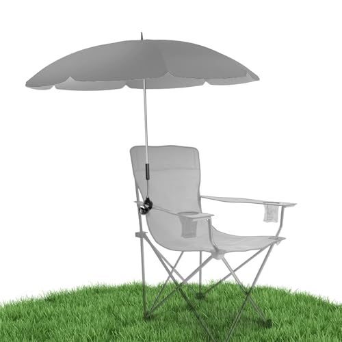 STYNGARD Stuhl Sonnenschirm für Liegestuhl mit UV Schutz 50+ / 120 cm...