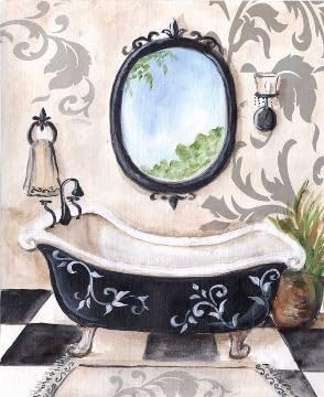 Lienzo Prediseñado Baño