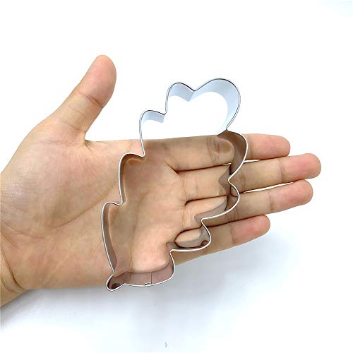 Liliao Fall Oak Leaf Cookie Cutter Thanksgiving - 4.2" - Stainless Steel #TOP4