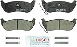 Bosch BC964 QuietCast Premium Ceramic Disc Brake Pad Set For Select Ford Explorer, Explorer Sport Trac; Jeep Liberty, TJ, Wrangler; Mercury Mountaineer; Rear
