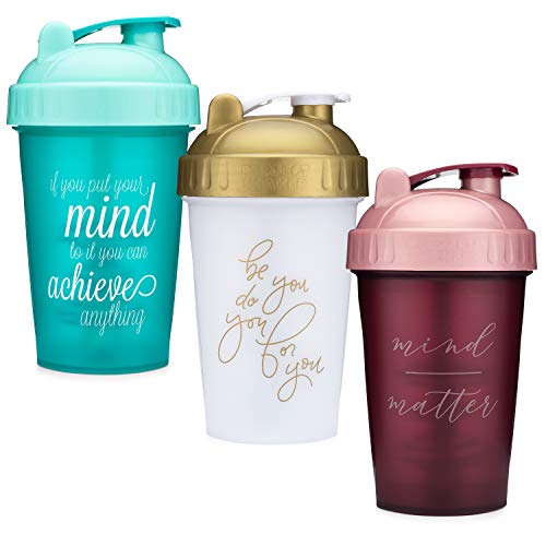Gomoyo Motivierende Zitate Shaker Dreierpack