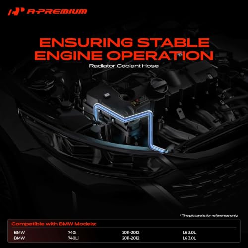 A-Premium Upper Engine Radiator Coolant Hose Compatible with BMW by A-Premium - Used condition - Image 2