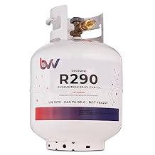 BVV 20LB High Purity USA Propane R290-99.5% -Stainless Steel / 3/8" JIC Flare