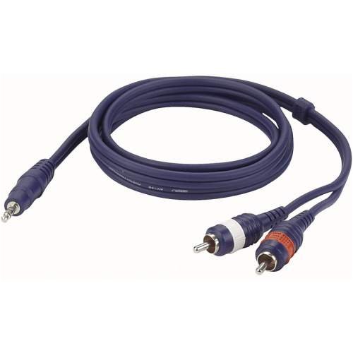 DAP Audio Stereo Mini Jack to 2 RCA Connector 150cm