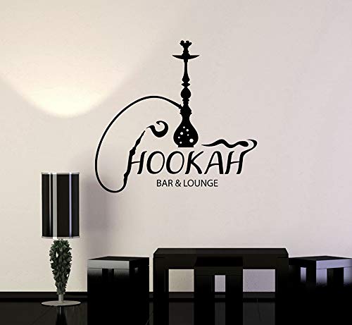 Wandaufkleber, Wandtattoos, Shisha Bar Lounge Pvc Wandtattoo Shisha Arabisch Rauchen Cafe Aufkleber Wohnkultur…