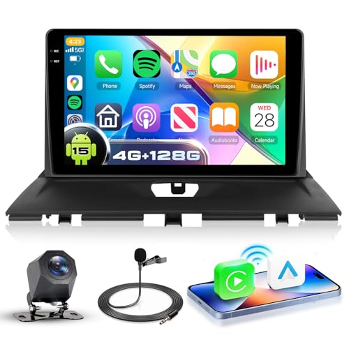 VECHTEL 4G+128G Android 15 Radio Coche para Citroën Jumpy/Peugeot Expert/Fiat Scudo 2007-2016,Toyota Proace 2013-2016, 9'' Incell Pantalla con Carplay Android Auto GPS WiFi USB Bluetooth FM RDS Cámara