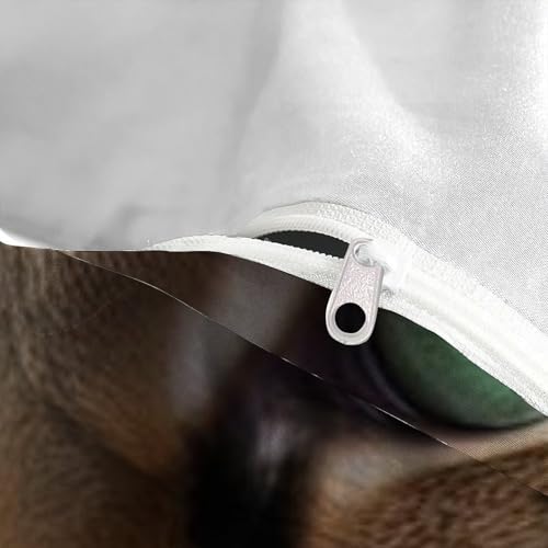 Housse de couette microfibre animaux 3D King lit garçon sans repassage facile - 5