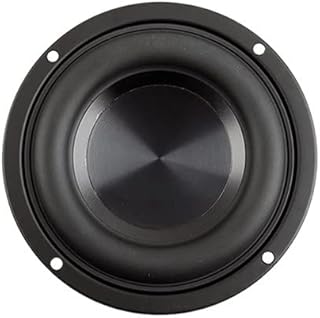 ALHAQ 1pcs 4 Inch Subwoofer Speaker 4/8 Ohm 40W Bass Audio Speaker Unit HiFi Bookshelf Loudspeaker for Home Theater DIY (Color : White)