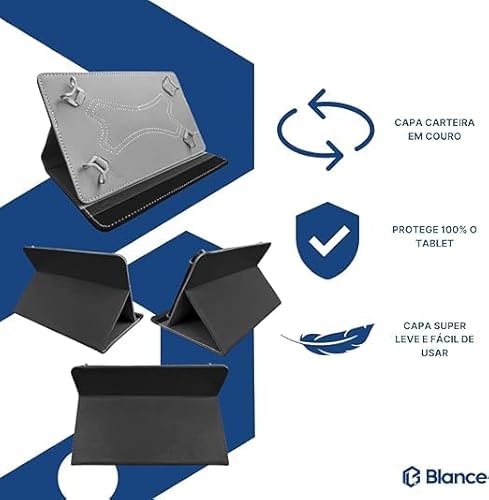 Blance, Kit Capa Com Teclado + Película Hydrogel + Caneta Para Tablet Le-novo M9