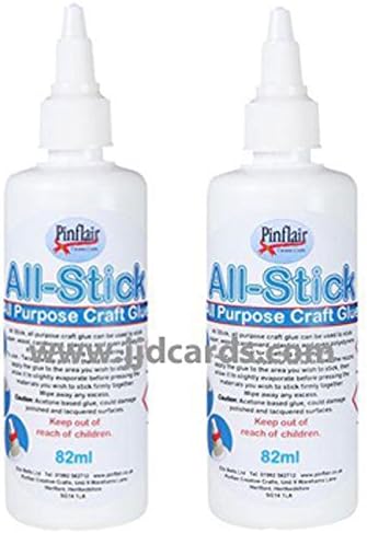 Pinflair - All-Stick - All Purpose Craft Glue - Double Pack - 2 x 82ml
