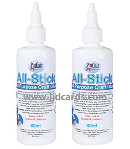 Pinflair - All-Stick - All Purpose Craft Glue - Double Pack - 2 x 82ml
