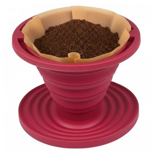 Kuissential SlickDrip - Collapsible Silicone Coffee Dripper, Filter Cone