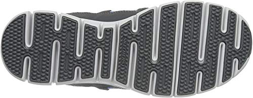 Skechers Sport Women's Loving Life Memory Foam Fashion Sneaker, Charcoal/Blue, 7.5 M US