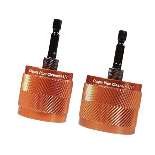 Limpiador de tuberías de cobre con cepillo de acero inoxidable extraíble para taladro hexagonal 2