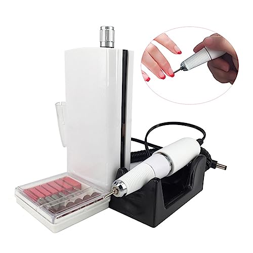 Wiertarka do paznokci, 30000RPM przenośna elektryczna wiertarka do paznokci, akumulator bezprzewodowy zestaw manicure i pedicure, maszyna polerowania
