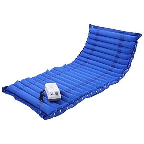 WLKQ Mattress Bed Sore Pad, Alternating Air Pressure Pad with Mattress Topper and Pump, Quiet Bed Mattress for Bedridden Patients, Pressur e Sore Relief, Ulcer Bed Sore Prevention Cover