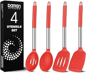 DAIREN KITCHEN 4-teiliges Silikon Küchenutensilien Set