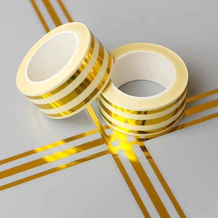 Gold Foil Striped Decorative Tape, 5M Golden Tile Gap Tape, Home Tile Sticker Waterproof Tape PVC Self Adhesive Ceramic Tile Gap Tape for Detailing Wall, Floor Tile Gap (2.5CM*5M) Pack of 1-image-22