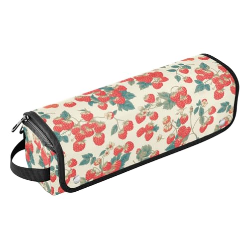 Bolsa de viaje beige para herramientas de cabello resistente al calor miniatura 1