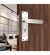 Harrison BREEZA-66615 Iron Projecto Door Handle Set (Silver, 2