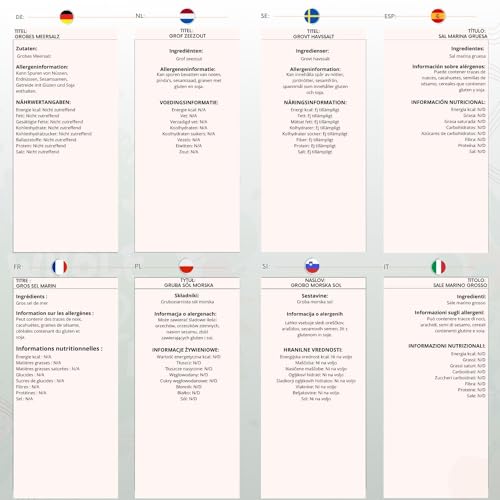 Wholefood Earth Coarse Sea Salt 1 kg | GMO Free | Additive Free