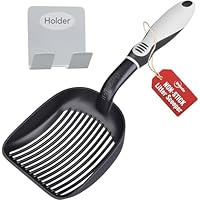 Algopix Similar Product 13 - iPrimio Cat Litter Scoop Metal w Deep